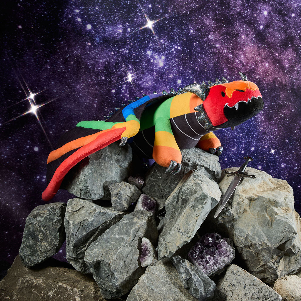 Weighted Bold Rainbow Dragon - Weighted Wildlife
